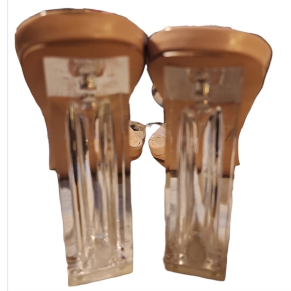 Y2K Azalea Wang Felicity Clear Baddie Strappy heel Open Toe Clear Block Heel 9 - Picture 6 of 10